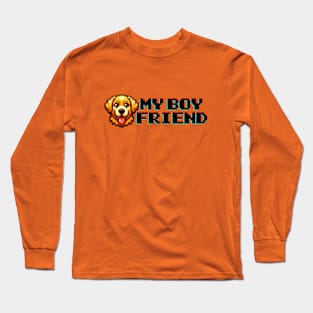 My Boyfriend,  Golden Retriever Boyfriend Long Sleeve T-Shirt